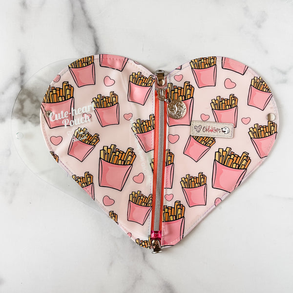 Cute-Heart Zip Pouch - Soda -  Acrylic Template