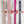 Strap End Template With Rivet Placement - Set of 4 - Frosted Watermelon
