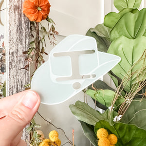 Removable Cowboy Hat Strapzeez™ - Frosted Seaglass