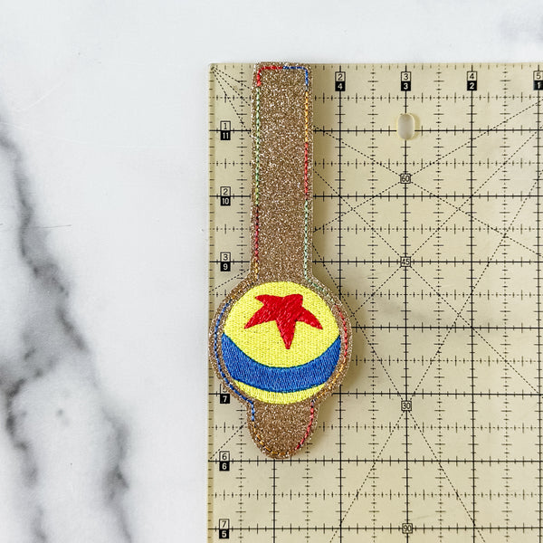 Ball Embroidered Snap Tab