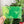 Passport Pouch Wristlet  - Set of 2 - Neon Green - Acrylic Template
