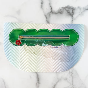 Bubble Zipper Accent Template - Clear - 3 Sizes Available