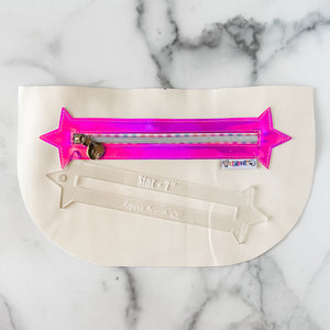 Star Zipper Accent Template - Clear - 3 Sizes Available