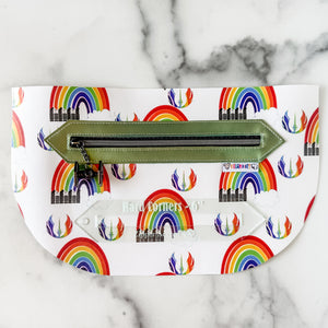 Hard Corners Zipper Accent Template - Soda - 3 Sizes Available