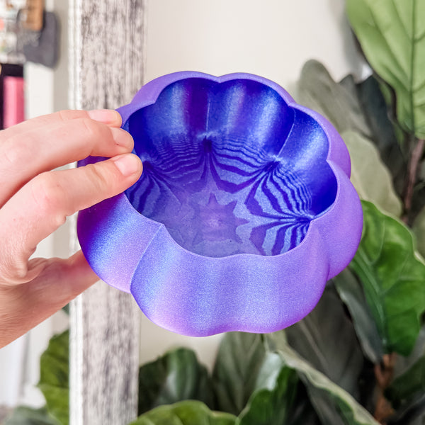 Large Pumpkin Craft Bowl - Deep Purple - Designed by Newt!