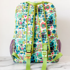 As Seen On OklaRoots!  Shades of Green Leader Of The Pack Backpack