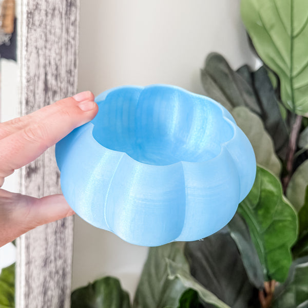 Large Pumpkin Craft Bowl - Ocean Blue - Designed by Newt!