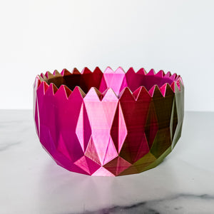 Large Spiked Craft Bowl - Cherry Limade - Designed by Newt!