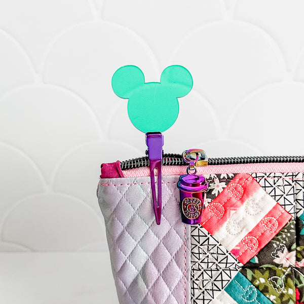 Ears - Mint - Individual Acrylic Pattern and Craft Clip