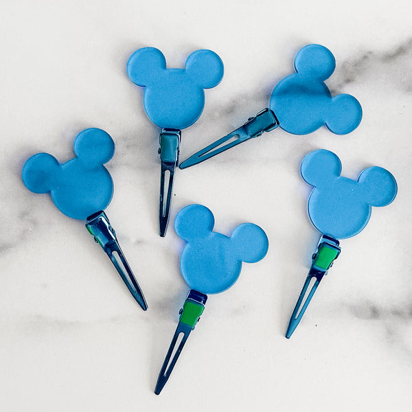 Ears - Blue - Individual Acrylic Pattern and Craft Clip