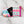 As Seen On OklaRoots!  Passport Pouch - Bonded Nylon Pink and Teal Motif