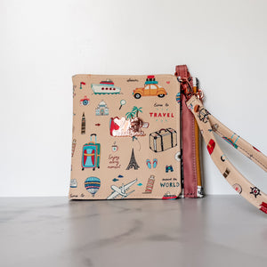 As Seen On OklaRoots!  Passport Pouch - Vinyl Travel