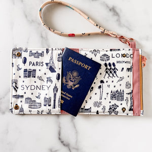 Passport Pouch Wristlet - Downloadable and Printable PDF