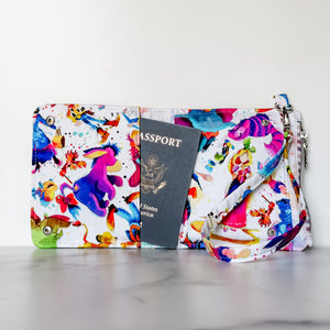 As Seen On OklaRoots!  Passport Pouch - Magical Quilt Cotton