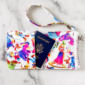 As Seen On OklaRoots!  Passport Pouch - Magical Quilt Cotton