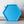 Hexagon Craft Tray - Honeycomb Base with Grips - Aqua Ombre