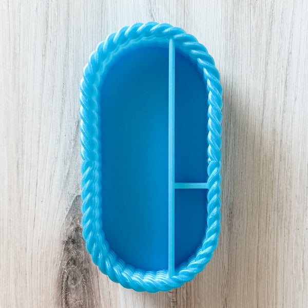 Craft Organizer - Chunky Rope - Aqua Ombre