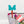 Load image into Gallery viewer, Bow - Teal - Individual Acrylic Pattern and Craft Clip

