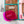 1-2-3-4 Inch Rounded Corners  - Frosted Magenta -  Acrylic Template