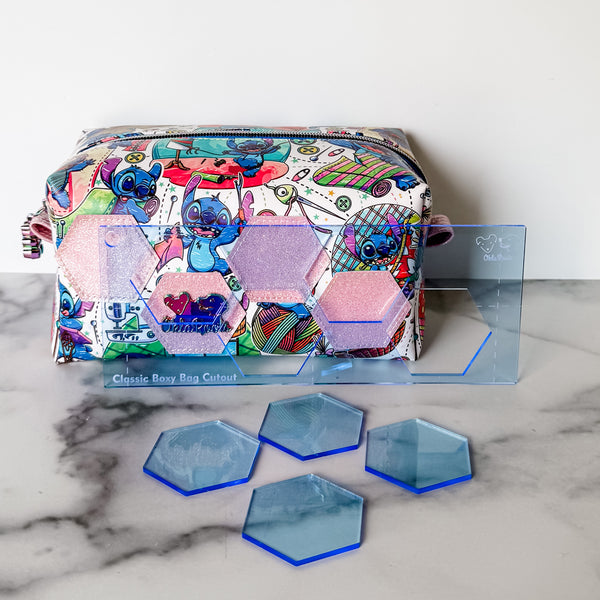 Hexies for Classic Boxy Bag - CutOuts - OCEAN - An Applique Template