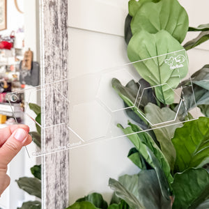 Hexies for Classic Boxy Bag - CutOuts - CLEAR - An Applique Template