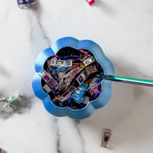 Medium Pumpkin Craft Bowl - Silver Blue - Designed by Newt!