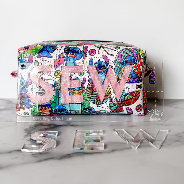 SEW for Classic Boxy Bag - CutOuts - CLEAR - An Applique Template
