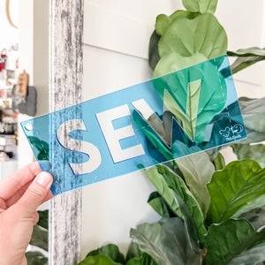 SEW for Classic Boxy Bag - CutOuts - BLUE - An Applique Template