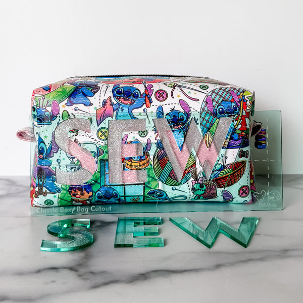 SEW for Classic Boxy Bag - CutOuts - LIGHT GREEN - An Applique Template