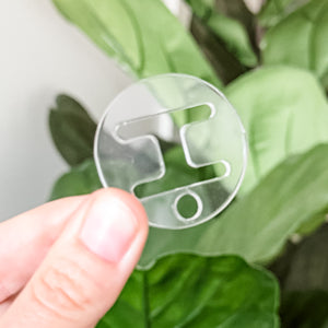 Removable Circle Strapzeez™ - Clear