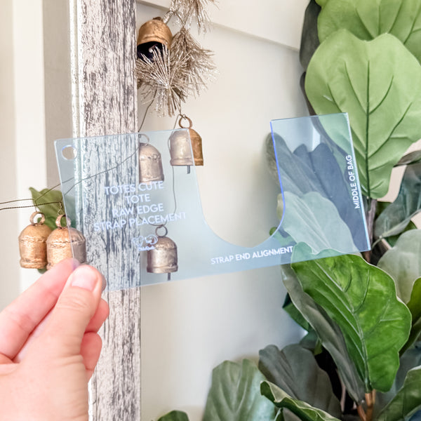 Totes Cute Tote Handle Guide -  Set of 2 - Ocean -  Acrylic Template