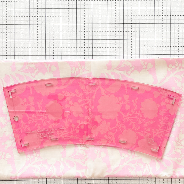 Reversible COLD CUP Cardy - Pink -  Acrylic Template