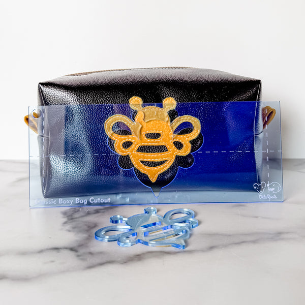 Solo Bee for Classic Boxy Bag - CutOuts - OCEAN - An Applique Template