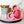 Load image into Gallery viewer, Tiered Large Mouse Shaped Craft Bowl - Cherry Limeade - Peach Top
