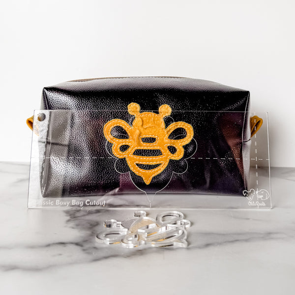 Solo Bee for Classic Boxy Bag - CutOuts - CLEAR - An Applique Template