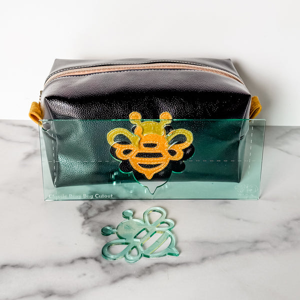 Solo Bee for Classic Boxy Bag - CutOuts - LIGHT GREEN - An Applique Template