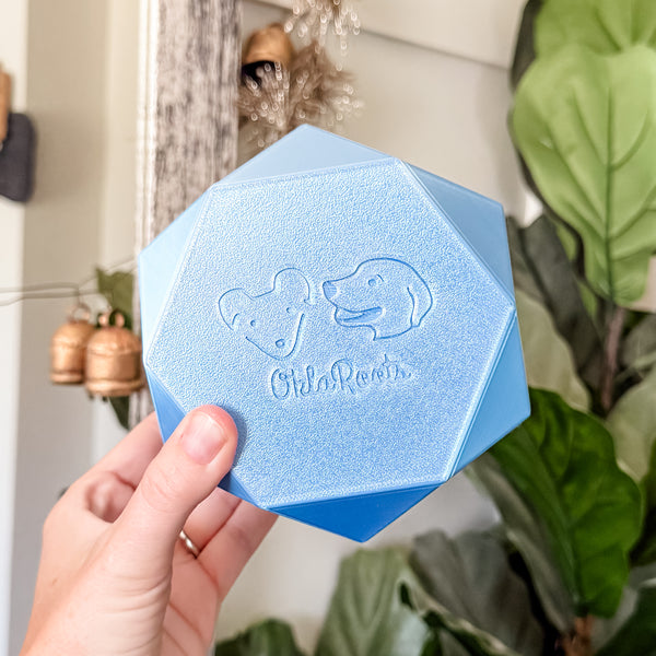 Large Jewel Craft Bowl - Silver Blue