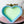 Load image into Gallery viewer, Tiered Large Heart Shaped Craft Bowl - Lime To Blue
