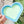 Load image into Gallery viewer, Tiered Large Heart Shaped Craft Bowl - Lime To Blue
