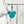 Load image into Gallery viewer, Ears - Teal - Hanging Charm - Sold Individually
