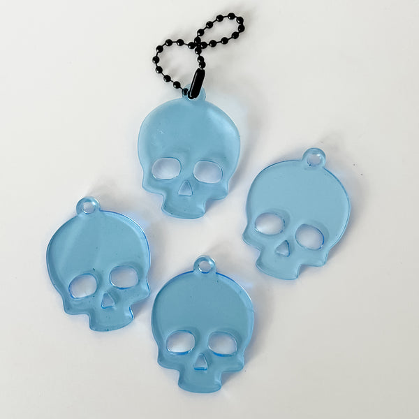 Skull - Ocean - Hanging Charm - Sold Individually