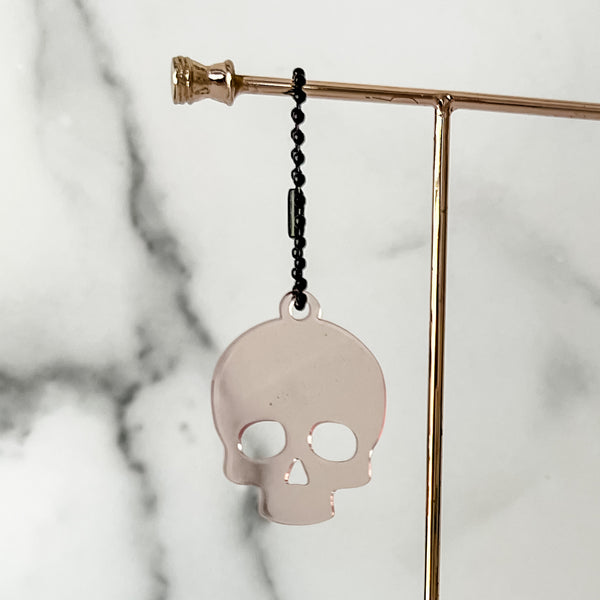 Skull - Rose Gold - Hanging Charm - Sold Individually