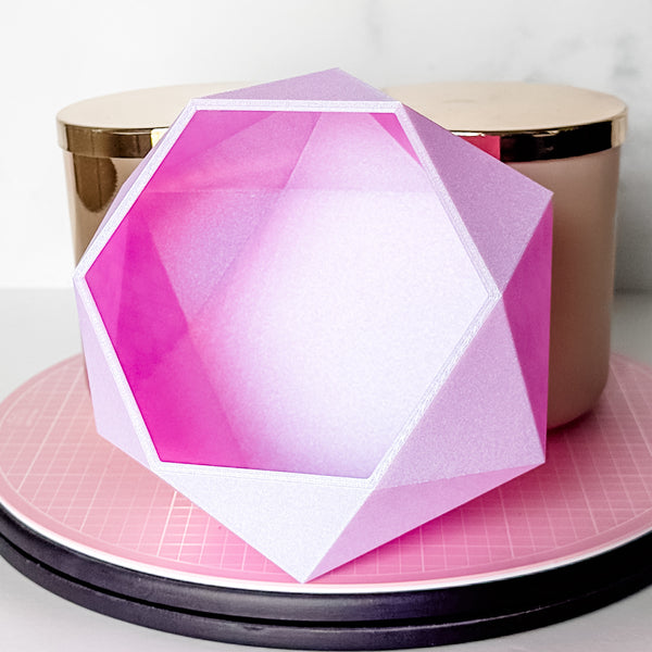 Large Jewel Craft Bowl - Pink Gem