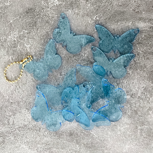 Butterfly - Ocean - Hanging Charm - Sold Individually