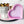 Load image into Gallery viewer, Tiered Large Heart Shaped Craft Bowl - Glitter Lavender
