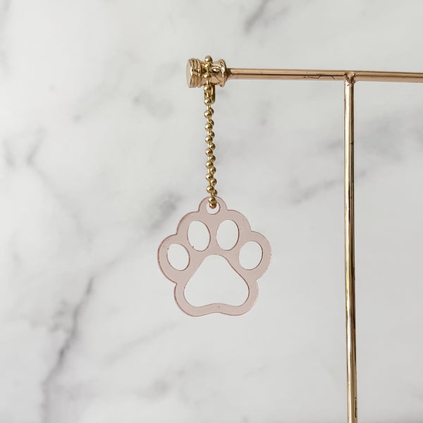 Puppy Paw - Rose Gold - Hanging Charm - Sold Individually