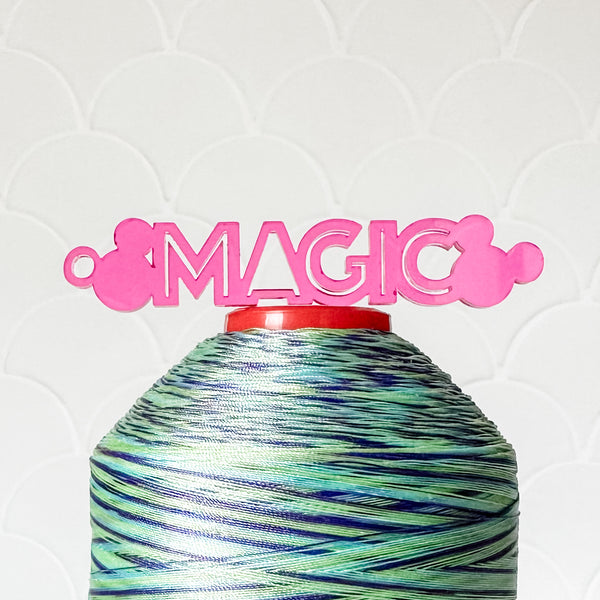 "Magic" - Magenta - Hanging Charm - Sold Individually