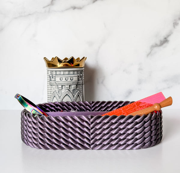 Craft Organizer - Chunky Rope - Purple Glimmer