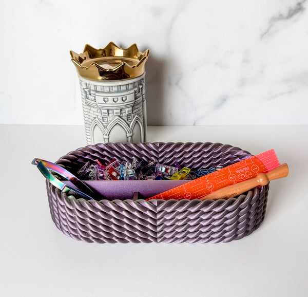 Craft Organizer - Chunky Rope - Purple Glimmer