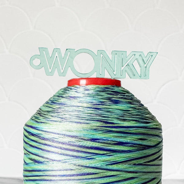 "Wonky" - Light Green - Hanging Charm - Sold Individually